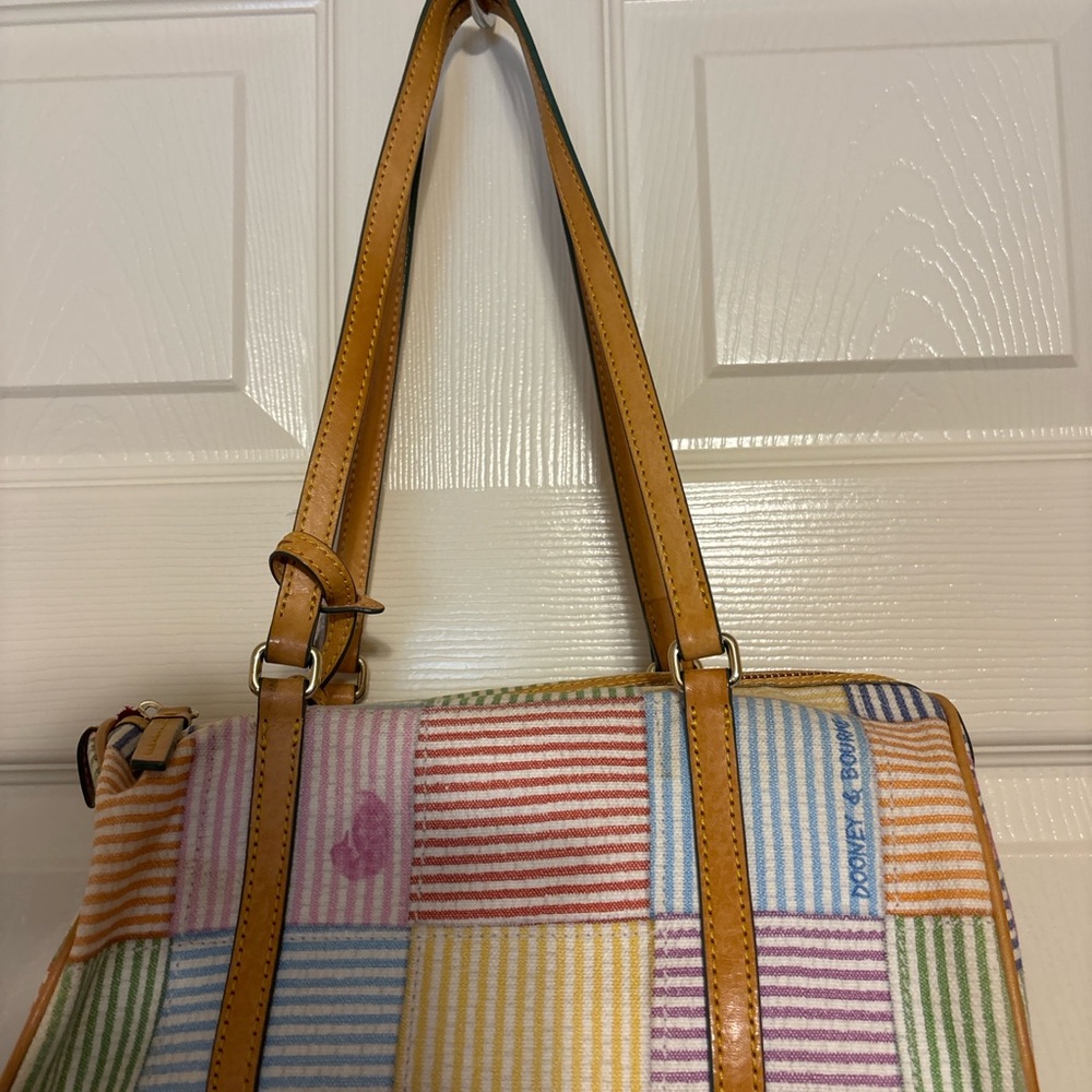Dooney & Bourke Patchwork Barrel Bag!